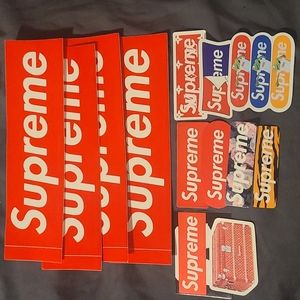 Authentic Supreme sticker bundle